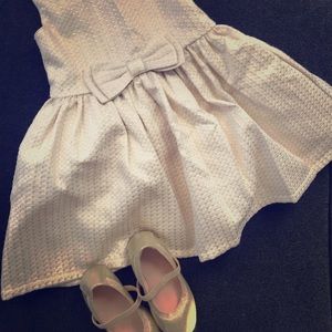 PARTY! dress 24 months shimmer/ivory w shoes!